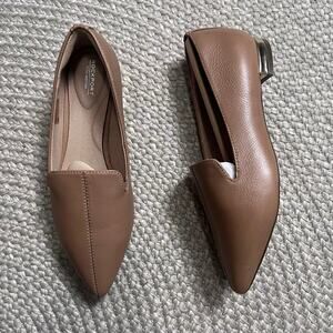 Rockport Womens Almond Toe Loafer Sz 6.5